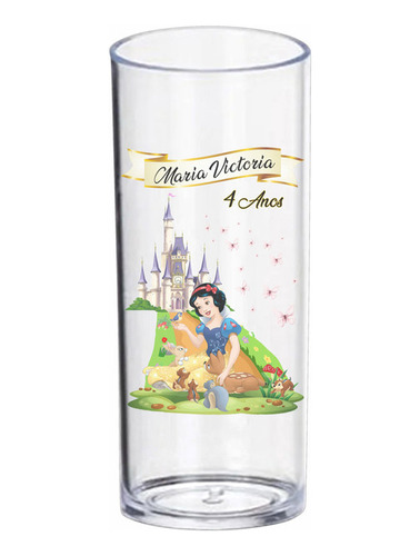 80 Copo Personalizado Princesas: Branca De Neve R002 1247