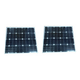 Oferta X2 Paneles Solares Monocristalino C/u 75w Total 150w