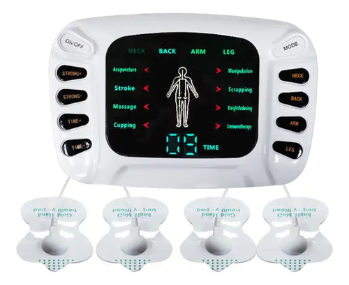 Aparelho Eletroestimulador De Fisioterapia + 20 Eletrodos