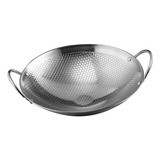 Wok Chino, Wok De Acero Inoxidable, Wok De 10 Pulgadas