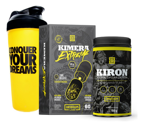 Kit Desinchar Extreme - Kimera Extreme + Kiron Chá + Shaker