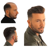 Prótese Masculina Cabelo Humano Castanho Liso 1#b