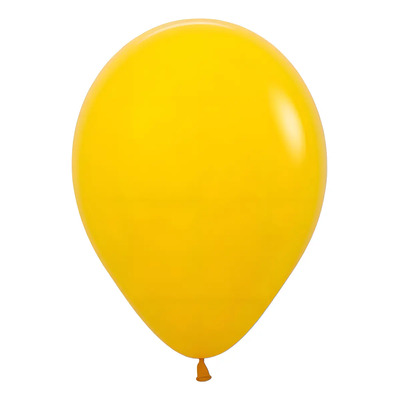 Globos de Látex Redondos Sempertex Fashion Amarillos para Fiestas Pack de 50 | MercadoLibre