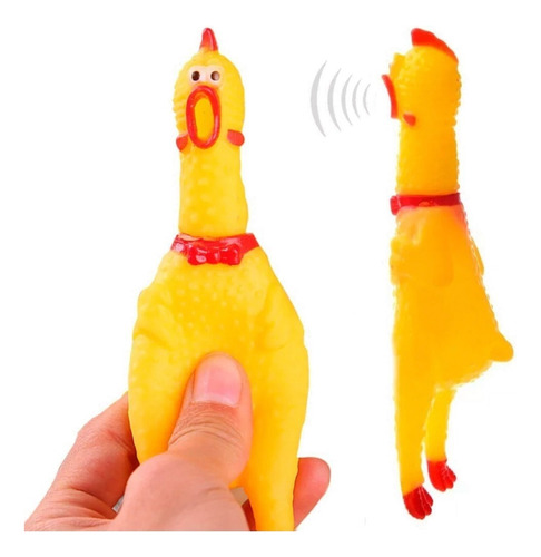 10 Mini Pollo Chillon Griton Juguete Broma Fiesta Mayoreo