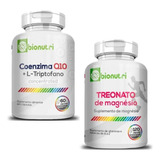 Magnésio Treonato + Coenzima Q10 Com L-triptofano Ubiquinol