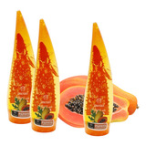 Pack 3 Gel Hidratante Aloe Vera Con Aroma A Papaya 170 Ml