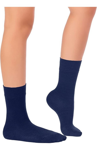 Pack 12 Pares Calcetines Deportivos Lisos Ideal Escolares