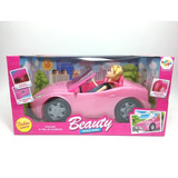 Carro Convertible Beaty Con Muñeca  Juguete Para Niña