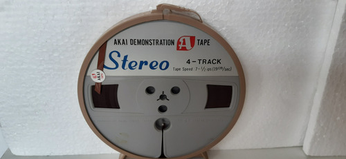 Fita Akai Stereo Demo 4-track ¼ 7 1/2 Ip 7p Tape Deck Rolo 1
