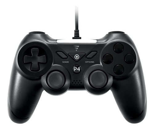 Control Alambrico Cx40 Voltedge Negro Para Ps3 Y Ps4