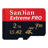 Memoria Micro Sd Sandian Extreme Pro 2tb A1 C10 U3 100mb/s