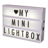 Luminaria Painel Letreiro Light Box A5 96 Letras/números