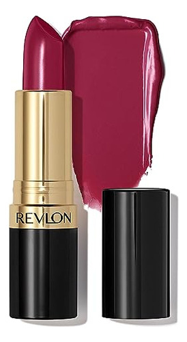 Labial Revlon Lipstick Super Lustrous Color Bombshell Red Cremoso