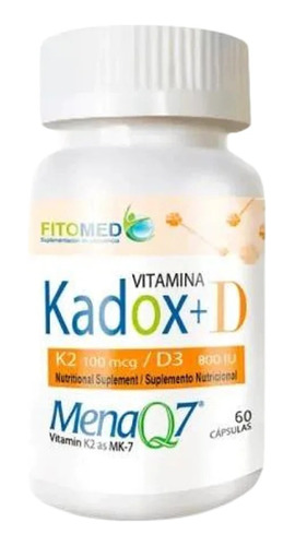 Fitomed - Vitamina Kadox K2+ D3 800 Ui 60 Caps. Agronewen