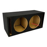 Cajon Rebote Para Subwoofer Doble 12 Pulgadas Mdf Porteado