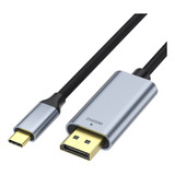 Adaptador Cable Usb Tipo C A Displayport Dp 1.4 8k 60hz 2m