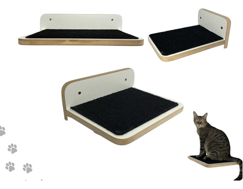 Escada Mondobox Ajustável Mdf Gato 3 Peças