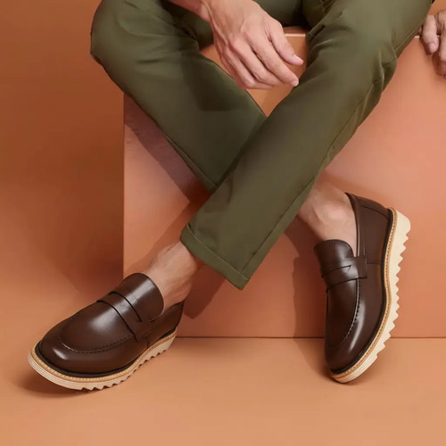 Sapato Casual Loafer Tratorado Comfort Premium | Frete grátis