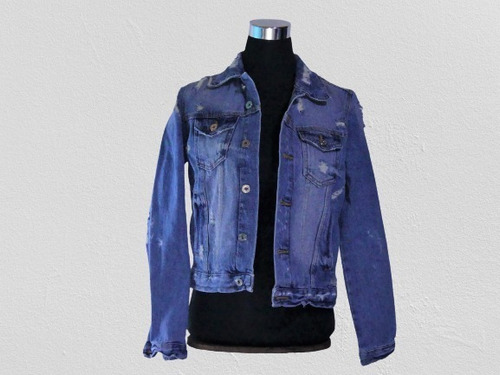 Chaqueta Jeans Destroyer Talla M Mujer