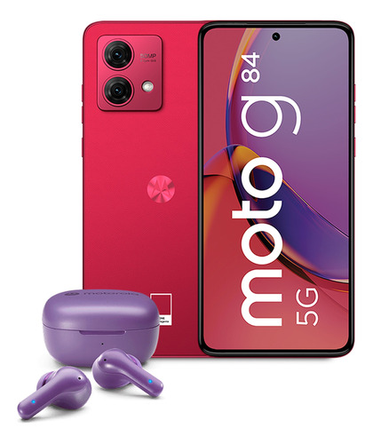 Motorola G84 5g Rojo Magenta 8+256gb Dual Esim