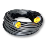 Extension Cable Uso Rudo 50 Metros Ca. 12 Reforzada (3 Pza)