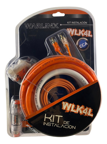 Kit Instalación Cable  Amplificador Cal 4 Cca Wlk4 Warlinx