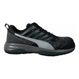 Tenis Seguridad Puma P564 Charge Negro Casquillo Look Trendy