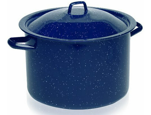 Olla De Esmalte Azul Con Tapa, 6 Qt, Imusa C20666-1063310w