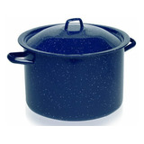 Olla De Esmalte Azul Con Tapa, 6 Qt, Imusa C20666-1063310w