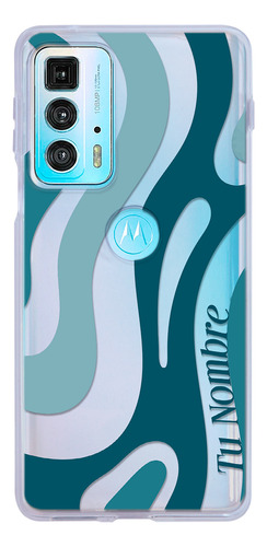 Funda Para Motorola Para Mujer Curvas Aqua Con Tu Nombre