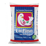 Sal La Fina Yodada Fluorurada Bolsa 1kg