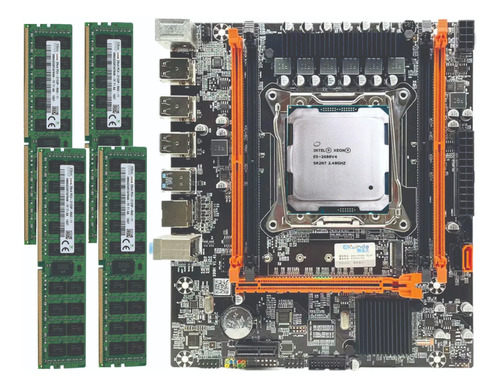 Kit Placa X99 + Xeon E5 - 2680 V4 + 64gb (4x16) Ddr4