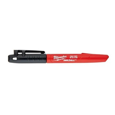 Marcador De Punta Fina Negro Milwaukee 48-22-3100