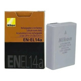 Bate-ria Nikon Original En-el14a 1230 Mah D5200 D5100 Nova