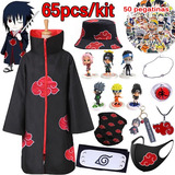 65pcs/kit Anime Cosplay Naruto Akatsuki Capa Kit