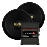 Kit 2 Woofer E18 Sds2.7k 2700rms Modulo Stetsom Ex3000 Black