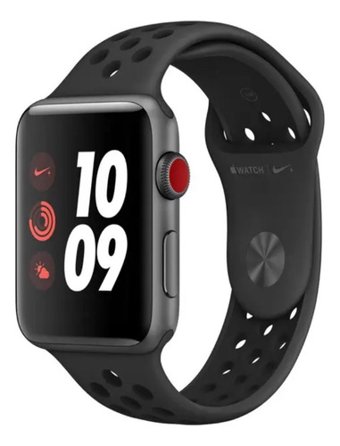 Apple Watch Nike+ Series 3 42mm Gps+cel Cinza Original Apple