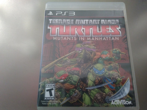 Juego De Playstation 3,teenage Mutant Ninja Turtles Mutants 