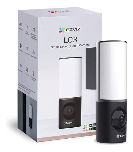 Camara De Seguridad Inteligente Con Lampara Ezviz Lc3 4mp