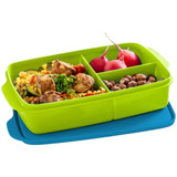 Eco Lunch  Recipiente Rectangular De Divisiones 1 Litro