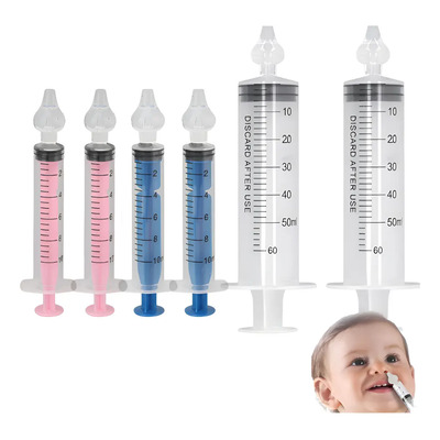 Jeringa Lavado Nasal 6pz Lavado Nasal Para Bebes\u002Fadultos | MercadoLibre