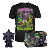 Funko Pop! & Tee - Tortugas Ninja Vs Shredder Playera Xl