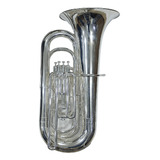 Tuba 4/4 Sib Yamaha Ybb-321 Prateada Usada