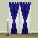 Cortinas Azul Doble Paño