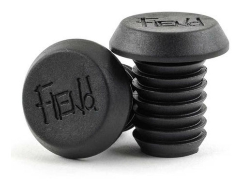 Par De Bar Ends Fiend Bmx ¡tapones Para Manubrio! Negros