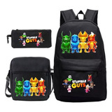 Mochila Infantil Stumble Guys, Conjunto De 3 Peças, Bolsas E