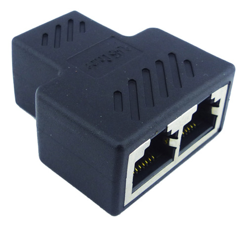 Pack 12 Conectores 2 X 1 Rj-45 Hembra Cat 6e/5e