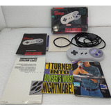 Controle Snes Super Nintendo Original E Completo Na Caixa.