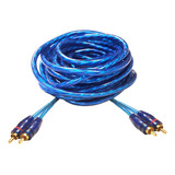 Cable Rca 5 Metros Subwoofer Mallado Profesional Potencia 