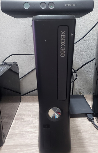 Xbox 360 Color Matte Black 5.0 + 100 Juegos Fisicos + Kinect